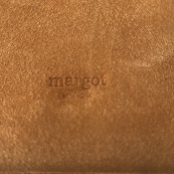 Margot New York Women's Suede Tote Bag Medium Sized Double Straps - Picture 2 of 13